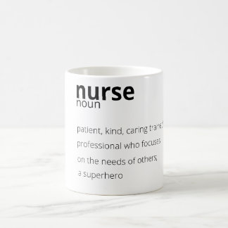 Nurse Noun Proud Hero Job Nursing Quote Koffiemok