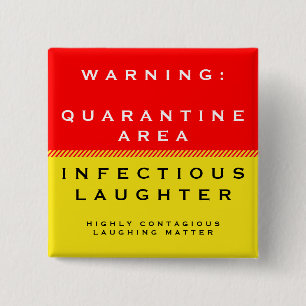Nurse Novelty Gift Vierkante Button 5,1 Cm
