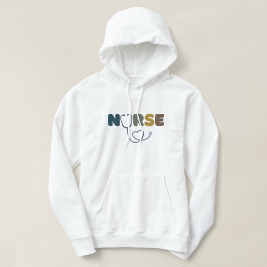 Nurse | Nursing Apparel Hoodie (Design voorkant)