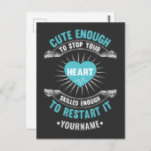 Nurse Nursing Briefkaart (Voorkant / Achterkant)