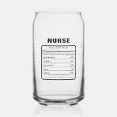 Nurse Nutrition Facts Drôle (Gauche)
