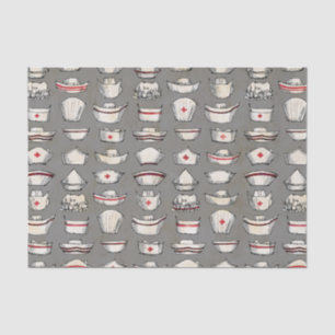 Nurse Petten Grey Pattern Tissuepapier