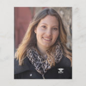 Nurse Pinning Afstuderen 2025 Fotouitnodiging (Achterkant)