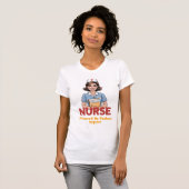 Nurse Powered by Coffee T-shirt (Devant entier)