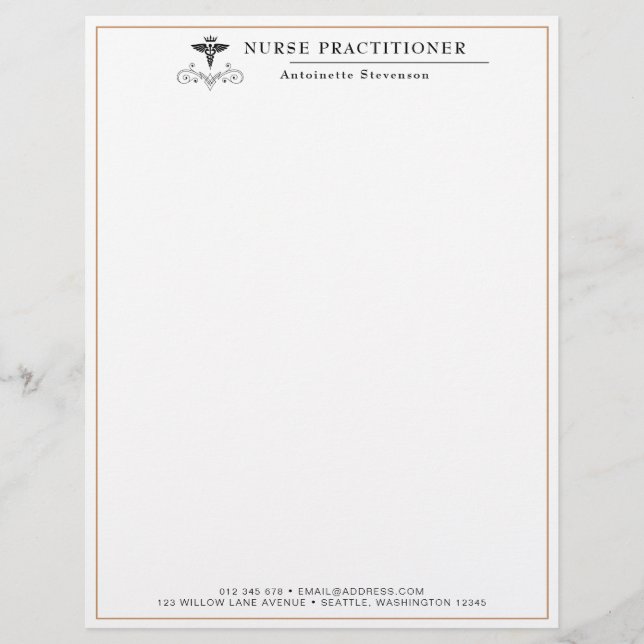 Nurse Practionation Briefhoofd (Voorkant)