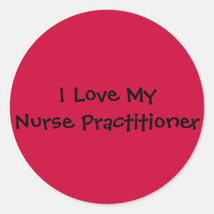Nurse Practionation Ronde Sticker