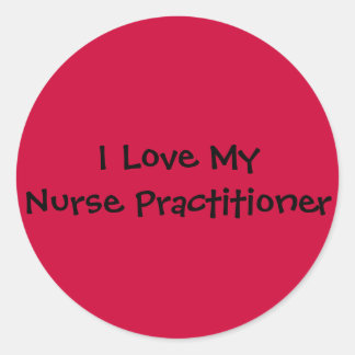 Nurse Practionation Ronde Sticker