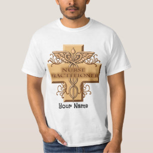 Nurse Practitioner Cross Caduceus T-shirt