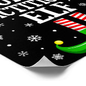 Nurse Practitioner Elf Funny Christmas Family Matc Poster (Hoek)