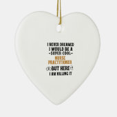 NURSE PRACTITIONER KERAMISCH ORNAMENT (Rechts)