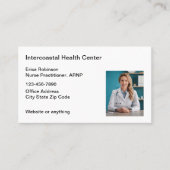 Nurse Practitioner Medische Afspraakkaarten Visitekaartje (Voorkant)