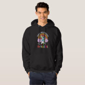 Nurse Practitioner RN NP Rainbow Unicorn Dabbing L Hoodie (Voorkant volledig)