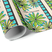 Nurse Practitioner Whimsical Flowers II Cadeaupapier (Rol Hoek)