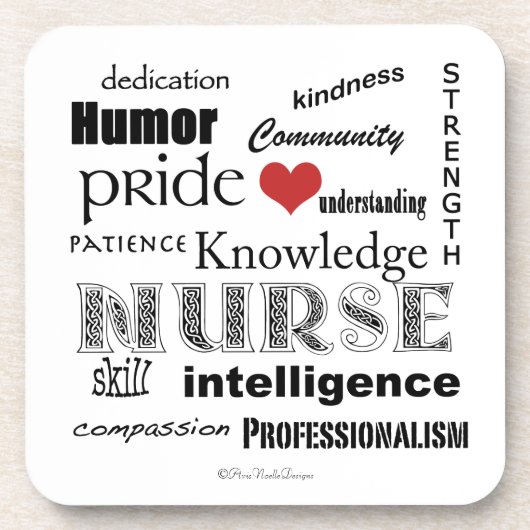 Nurse Pride-Attributes Onderzetter (Voorkant)