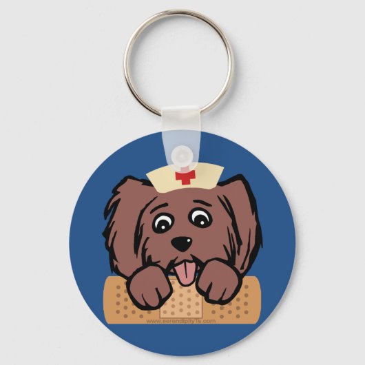 Nurse Pup Sleutelhanger (Voorkant)