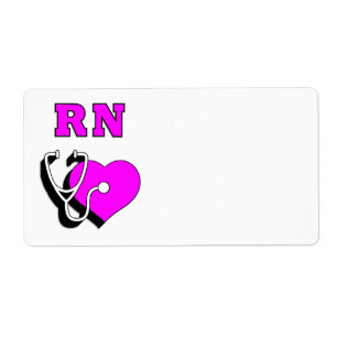 Nurse RN Care Etiket