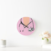 Nurse RN Scrub Pink  Ronde Klok (Huis)