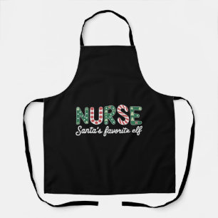 Nurse Santa's favoriete Elf Life verpleegster dag Schort