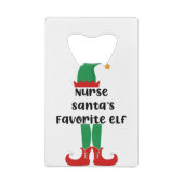 Nurse Santa's Favorite Elf Funny Nurse Christmas (Dos)