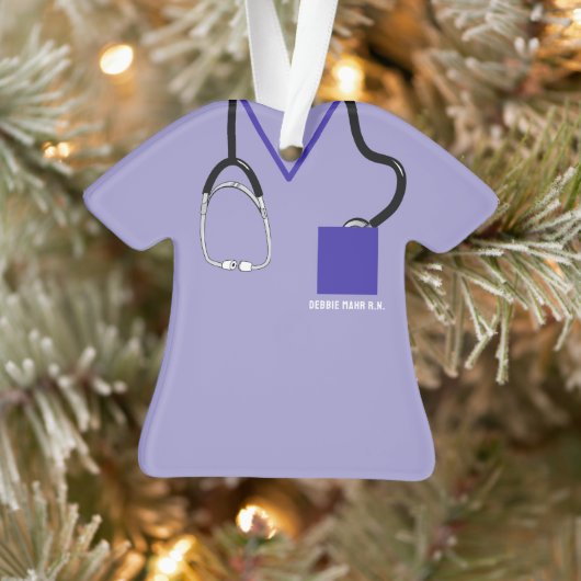 Nurse Scrubs Ornament - gepersonaliseerde medische (Boom)