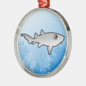 Nurse Shark Metalen Ornament (Links)
