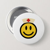 Nurse Smile Ronde Button 7,6 Cm (Voorkant /achterkant)