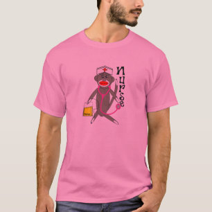 Nurse Sock Monkey T-Shirt