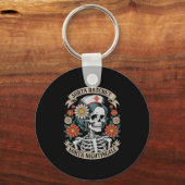 Nurse Sorta Ratchet Sorta Nightingale Skeleton Hal Sleutelhanger (Voorkant)