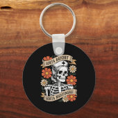 Nurse Sorta Ratchet Sorta Nightingale Skeleton Hal Sleutelhanger (Voorkant)