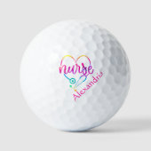 Nurse Stethoscoop Golfballen (Voorkant)