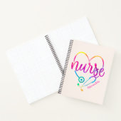 Nurse Stethoscoop Notitieboek (Binnen)