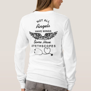 Nurse Stethoscoop verpleegster T-shirt