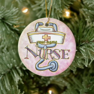 Nurse Stethoscope-ornament Keramisch Ornament