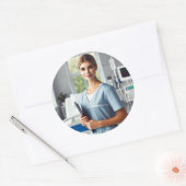 Nurse Stickers birthday  (Enveloppe)