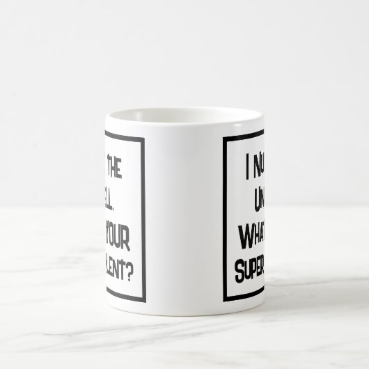 Nurse Super Talent. Café Mug (Centre)