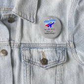 Nurse Superheld Humor Ronde Button 5,7 Cm (In situ)
