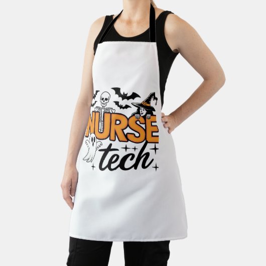 Nurse Tech - Halloween - met skelet, heks, en Schort (Insitu)