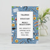 Nurse Thank You Card Bedankkaart (Staand voorkant)