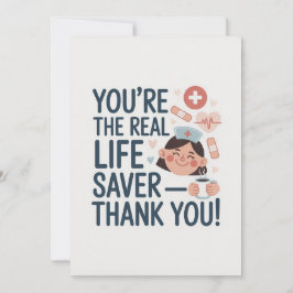 Nurse Thank You Card Bedankkaart