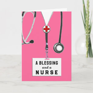 Nurse Thank You Card Kaart