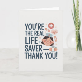 Nurse Thank You Card Kaart