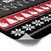 Nurse Ugly Christmas Sweater - Don't Be Tachy Swea Poster (Hoek)