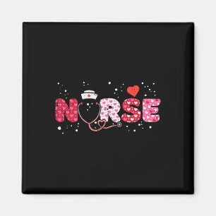 Nurse Valentijnsdag Valentijn Scrub Top Women Scr Magneet