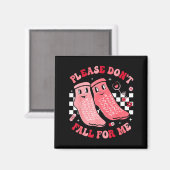 Nurse Valentine Non Slip Socks Please Don't Fall F Magneet (Voorkant / Achterkant)