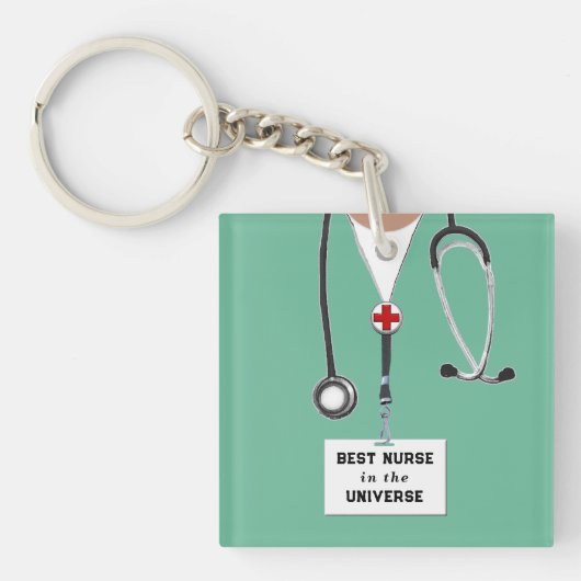 Nurse waardetoevoeging sleutelhanger (voorkant)