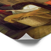 Nursemide met baby in het binnenland poster (Hoek)