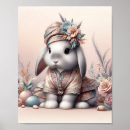 Nursery Art Nusantara / Heritage Baby Animals Poster