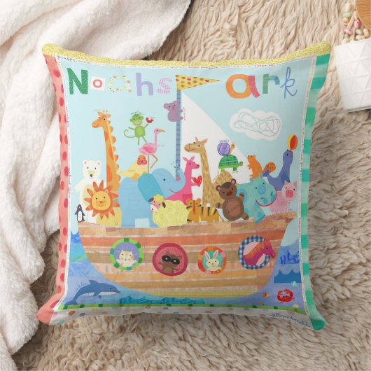 Nursery Cushions - Noah's Ark Kussen (Deken)