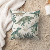 Nursery de dinosaure à l'aquarelle | Coussin d'acc (Couverture)