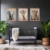 Nursery Decor Oerwoud Dieren Prints Hangend Wandkleed